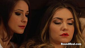 hey curvy slave lick madame's pussy through those panties while she fingers you into orgasm submission