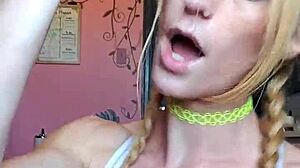 vanessa hastings gagging on messy spit dildo deepthroat huh?