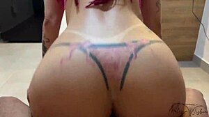 Stepmom craves hard black chocolate creampie explosion