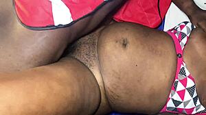 I fuck sexy Nigerian pornstar pussy riding construction worker cock