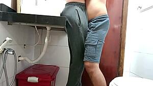 Big Ass Maid Caught Bent Over in Bathroom Takes Black Cock Creampie Doggystyle. Clothes Ripped Gaping Vagina