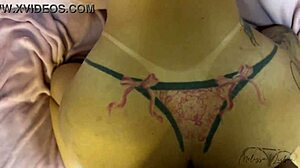 Stepmom craves hard black chocolate creampie explosion
