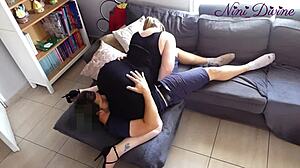 i can't resist my step sister's huge ass rubbing on my face while i eat her tight pussy and she sucks my cock