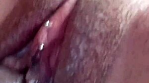 Explosive Footjob Creampie Fills My Sexy Girl's Pierced Nipple Pussy Up Close!