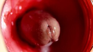 What if camera dives inside oiled pussy for 4k asmr monster cum flood view?