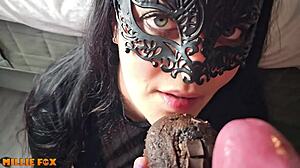 Amateur Milf Glazes Muffin with Thick Cum Eating Fetish Load