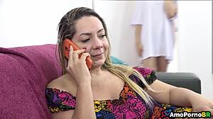 damn stepdaughter finds stepmom's secret and seduces her husband 😈🔥