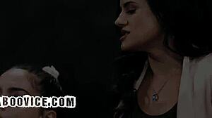 hot brunette babe takes teacher's stepson anal for better grades