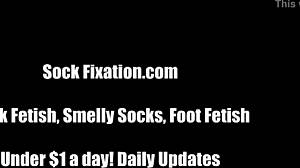 KNEESOCKS MISTRESS DOMINATES SLAVE FEET FETISH PANTYHOSE BDSM