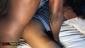 Pretty Ebony Student Takes Monster Cock Bareback