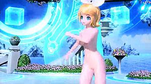 kagamine rin nude mod bares big tits pussy goddess fully