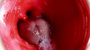 What if camera dives inside oiled pussy for 4k asmr monster cum flood view?