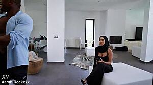 wow 5 giant cocks destroy yasmina khan's hijab gangbang
