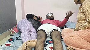 Servant licks milf pussy sucks asshole!