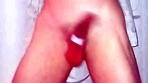 Big chocolate cuck spins pinwheel-style to music in ripping striptease! Clothes tear off exposing cock