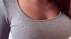 Stepmom's big tits demand licking now