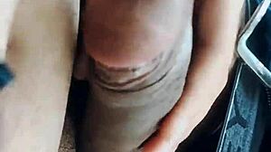 Masturbating juicy pussy in car by beautiful tight girlfriend