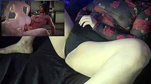 Latina Reacts To Futanari Animation Threesomes With Juicy Squirting Orgasms