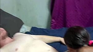 Black girl, you love sucking your white boss's small cock right?