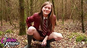 so this student pulls out her shewee and pisses freely outside like no one's watching