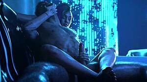 Cyberpunk panam and judy anal 3some pov cumshots in 4k!