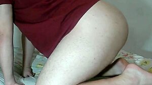Femboy Struggles to Fit Huge Cock Deep in His Tight Chubby Asshole!