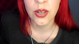 Dad's Friend Catches Long Haired Latina Masturbating Juicy Pussy on Video Call