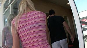 can victoria white's tiny shaved pussy handle that huge cock pounding?