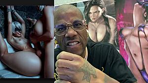 Thicc ass transgender 2b fucks 9s tight hole creampie explosion ai generated
