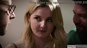 PERVY NEIGHBORS LUST AFTER TEEN'S TIGHT BODY!