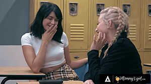 Milf Teacher Katie Morgan DP's Student Leda Lotharia Lola Fae Helps