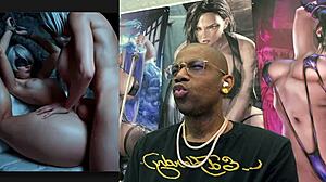 Thicc ass transgender 2b fucks 9s tight hole creampie explosion ai generated