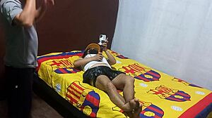 Caught Stepmom Filming Erotic Solo Then Begs For Real Fuck Help!