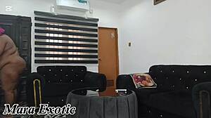 imagine your fat ebony bbw maid mara exotic cleaning naked with huge ass jiggling