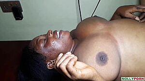 big black cock fucks ebony mummy and spicy babe bent over doggystyle