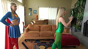 Kay Lovely Rips Clothes for Wet Pussy Lick and Strapon Fuck