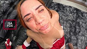 Isa Fox Fucked By Santa On Christmas