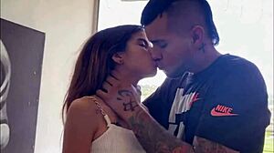goddess latina locks old man in cage for interracial domination spit