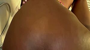 ebony stepsis anal creampie slammed in bathtub