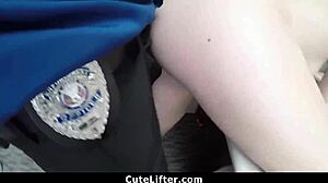 Shoplifter Braces Teen Punished Hard in Garage