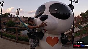 i couldn't resist fucking my horny thai teen girlfriend after waterpark fun