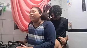 curvy stepmom sneaks up and SEDUCES eager stepson hard