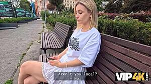 Vip4k. Cute Blonde Pays for Hardcore Fuck Cheating on Boyfriend