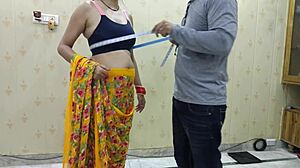 hot indian bhabhi bends over for tailor's massive cock in passionate quickie
