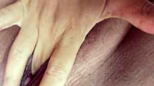 Intense milf masturbates squirting thick milk wildly