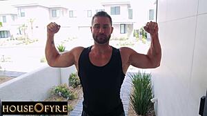 HOUSEFYRE OVERFILLS HARLEY LOVE WITH ULTIMATE CREAMPIE JIZZ BLAST!