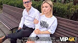Vip4k. Cute Blonde Pays for Hardcore Fuck Cheating on Boyfriend