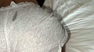 virgin teen lets daddy rip shorts and fuck her ass first time doggystyle