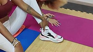 Sports coach falls into unexpected trap during training session