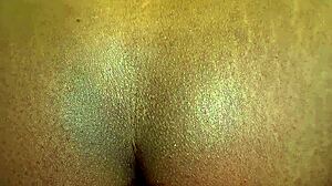 ebony stepsis anal creampie slammed in bathtub